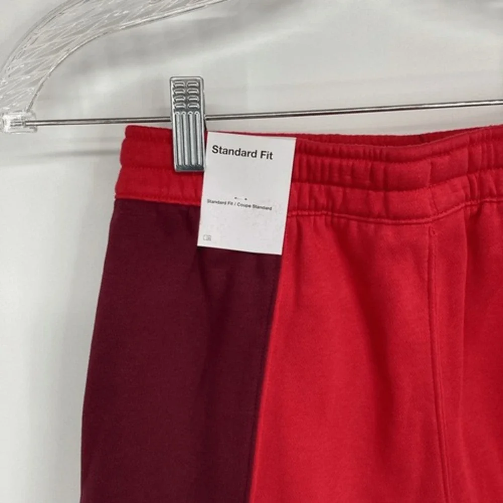 Boys Nike Fleece‎ Athletic Shorts Medium red/maroon